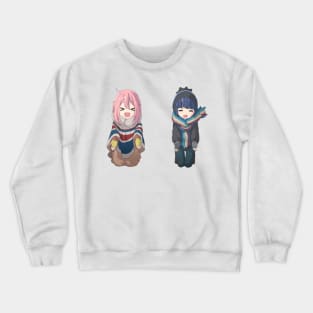 TWO EXTREMELY CUTE GIRLS NAMED NADESHIKO AND RIN Crewneck Sweatshirt